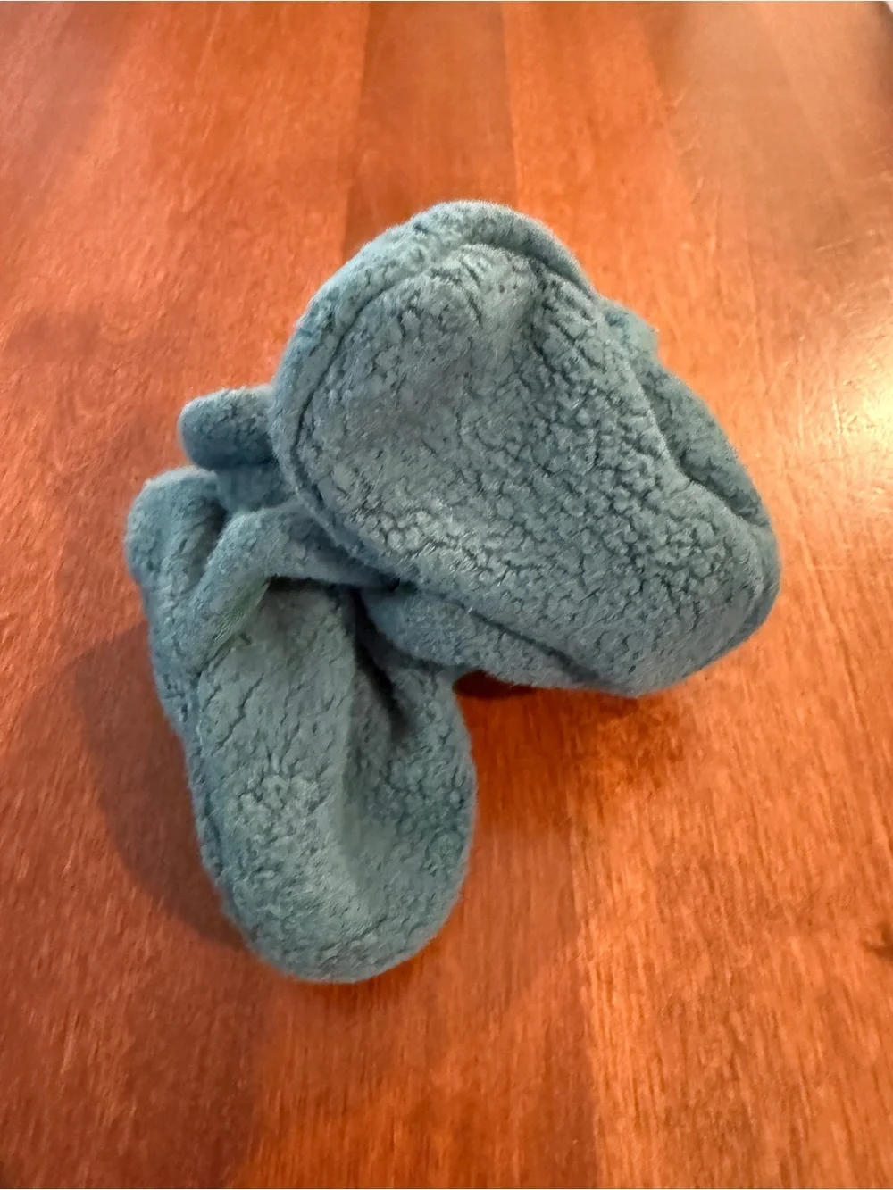 Zutano Teal Plush Baby Shoes